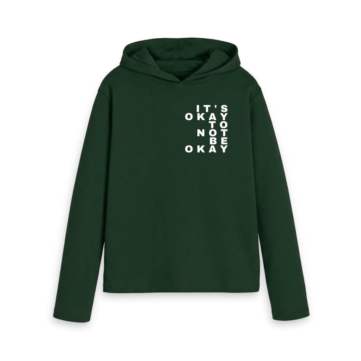 Evergreen Printed Hoody Front