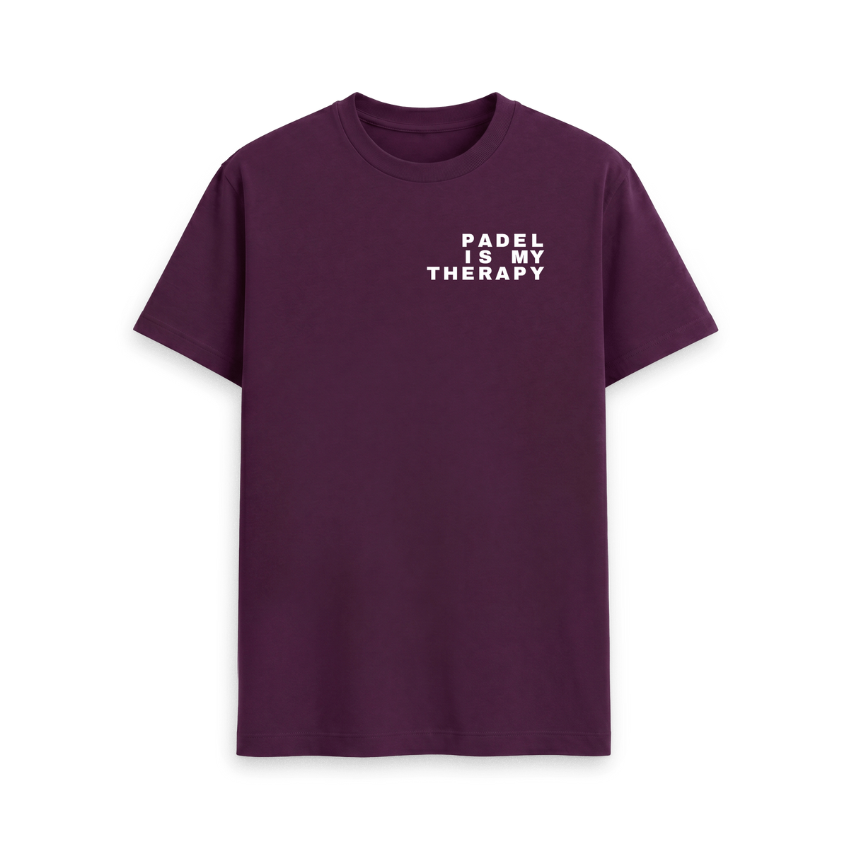 Purple Printed T-shirt Front
