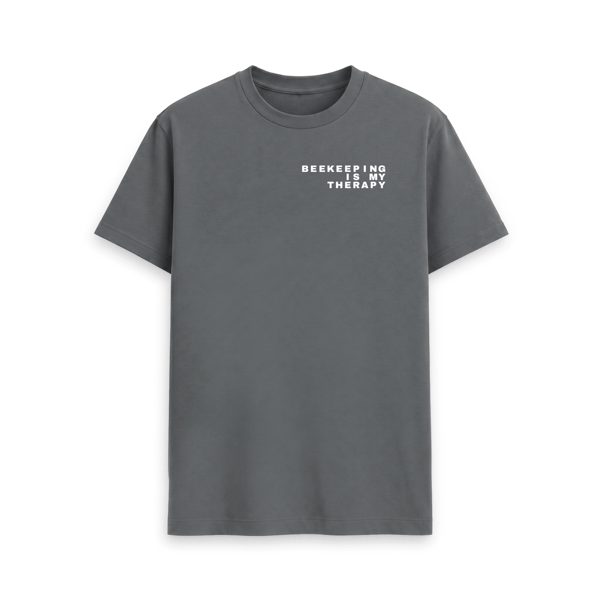 Slate Grey Printed T-shirt Front