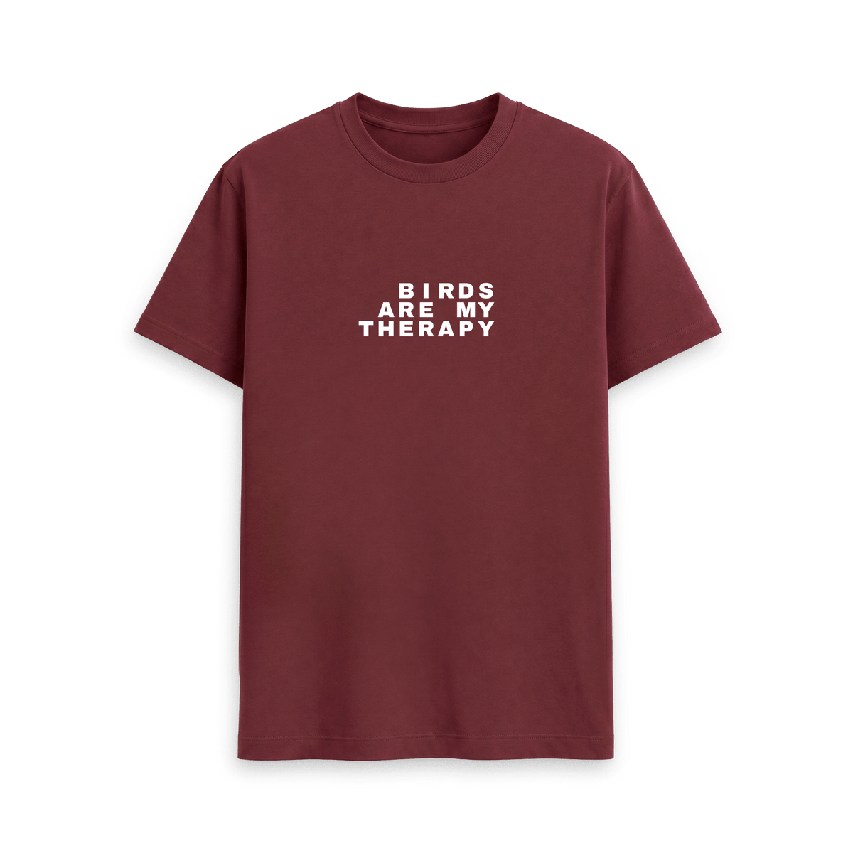 Red Wine Printed T-shirt Front