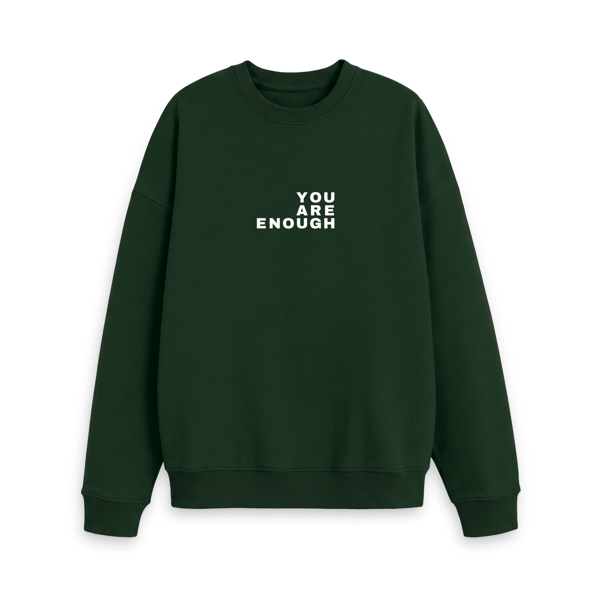 Evergreen Printed Sweater Front
