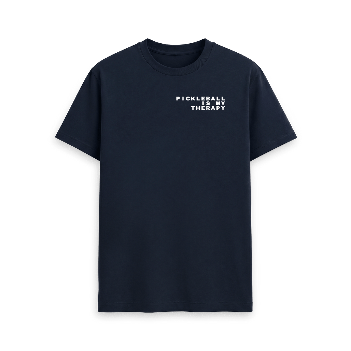 Navy Blue Printed T-shirt Front