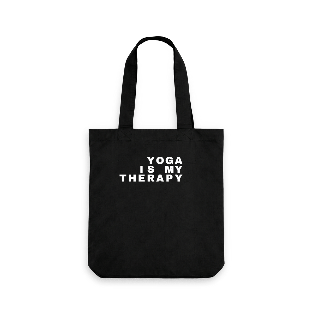 Black Printed Bag Front