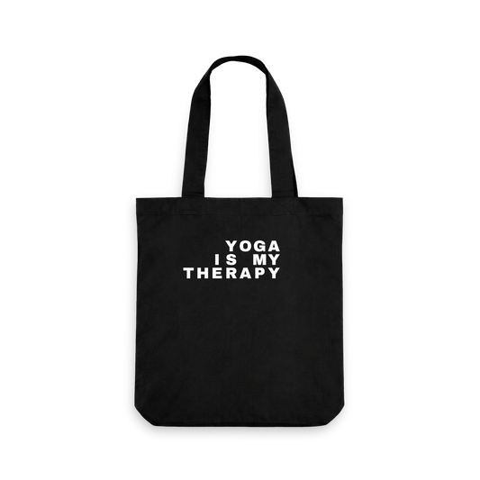 Black Printed Bag Front