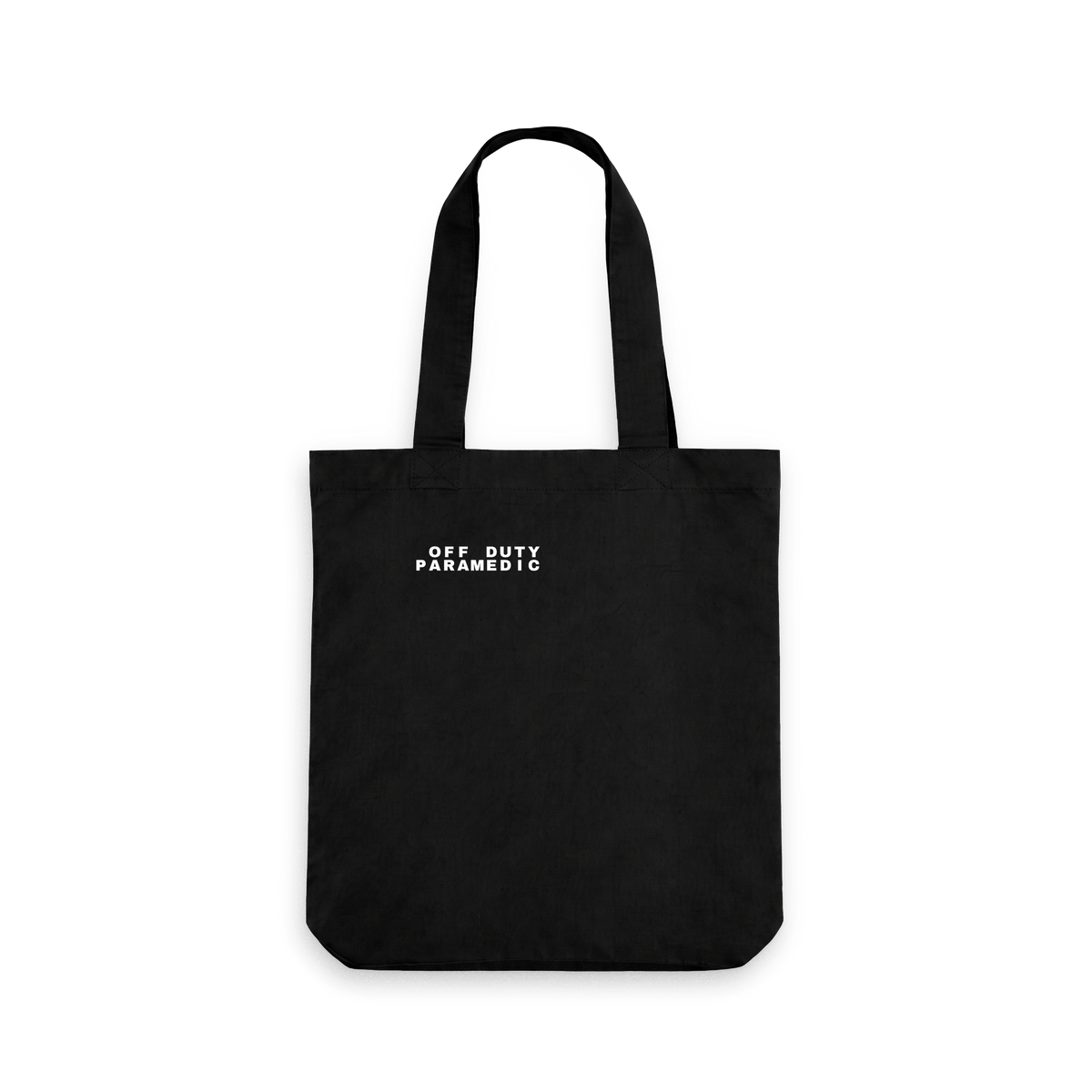 Black Printed Bag Front