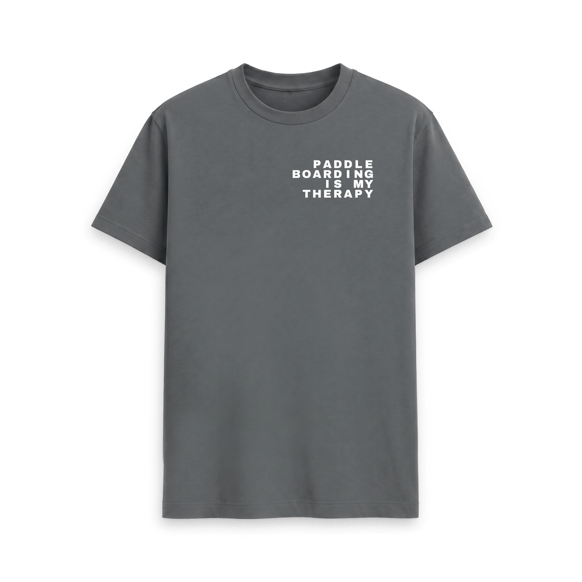 Slate Grey Printed T-shirt Front