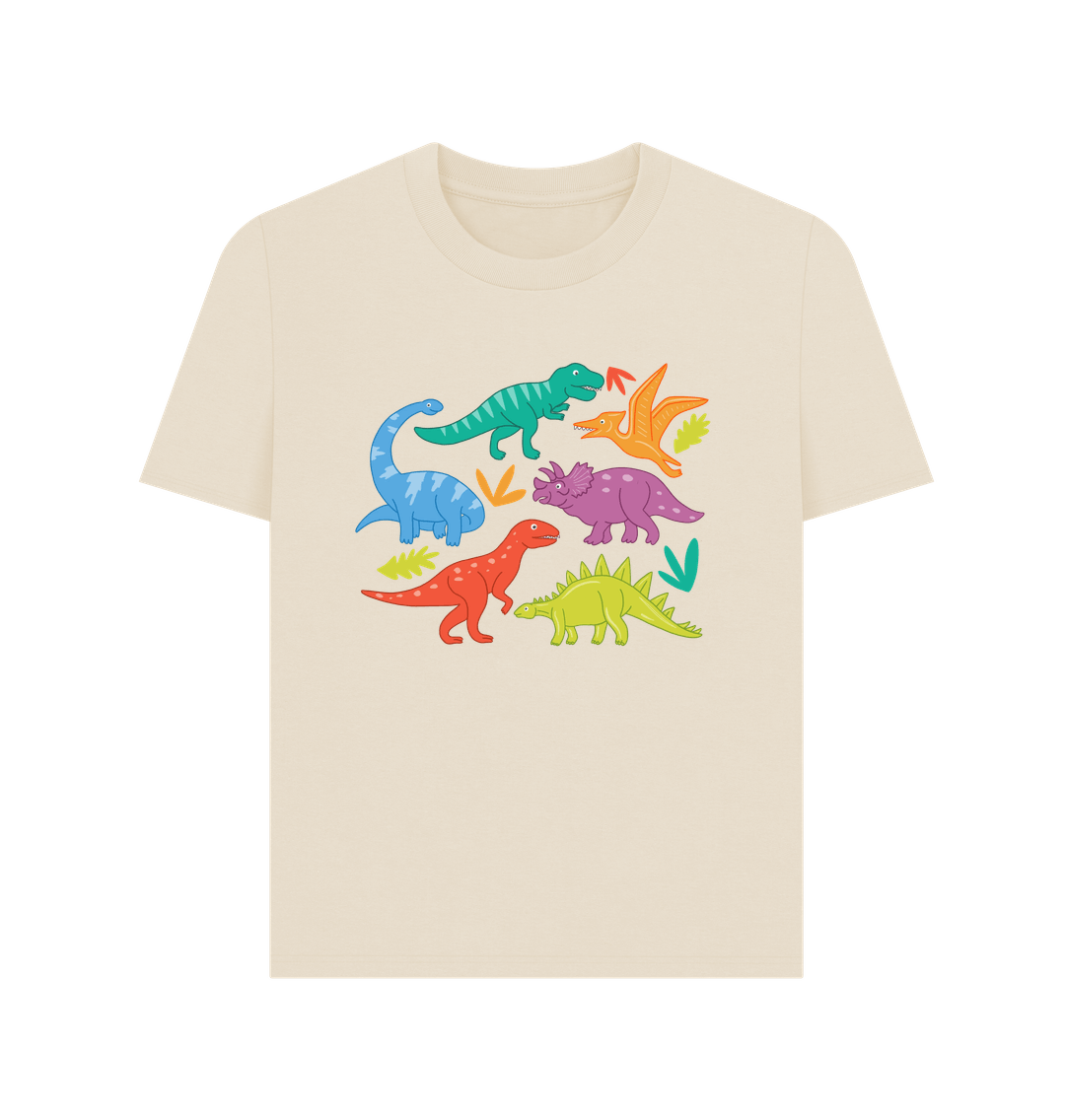 Oat Dinosaur Organic Cotton Women's T-Shirt