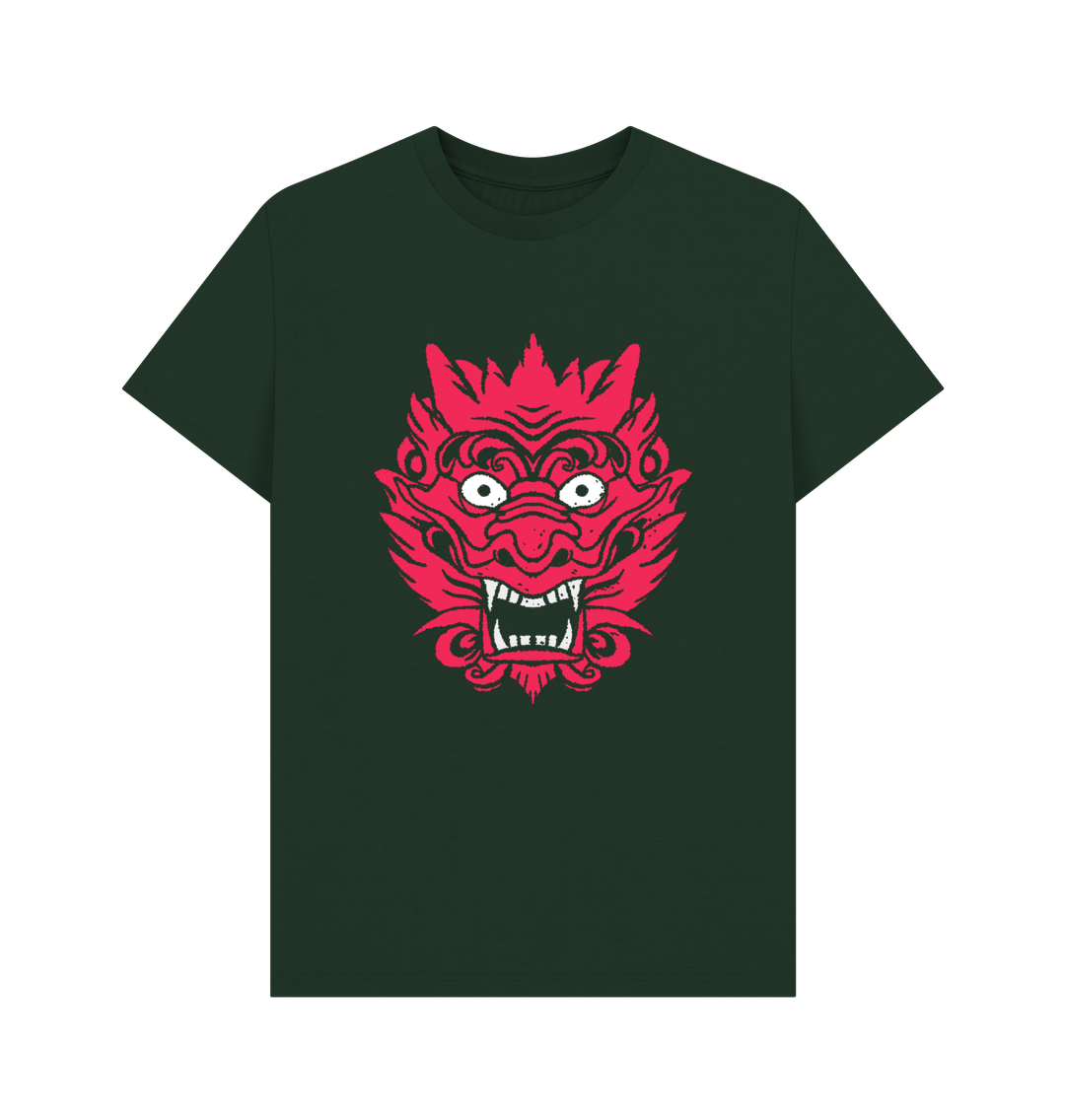 Evergreen Red Dragon Organic Cotton Men's T-Shirt