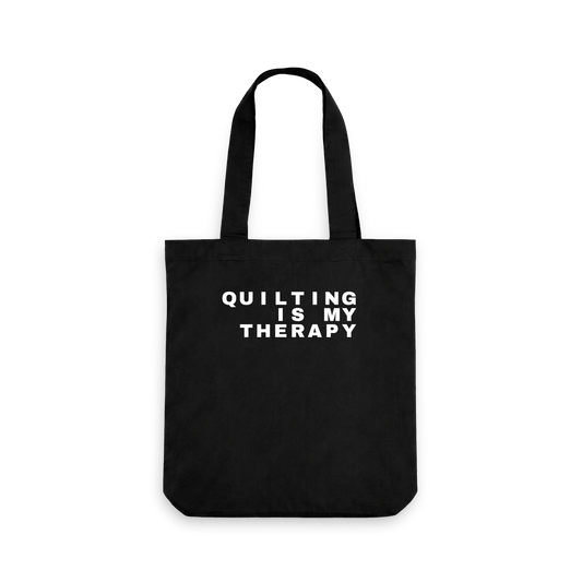 Black Printed Bag Front