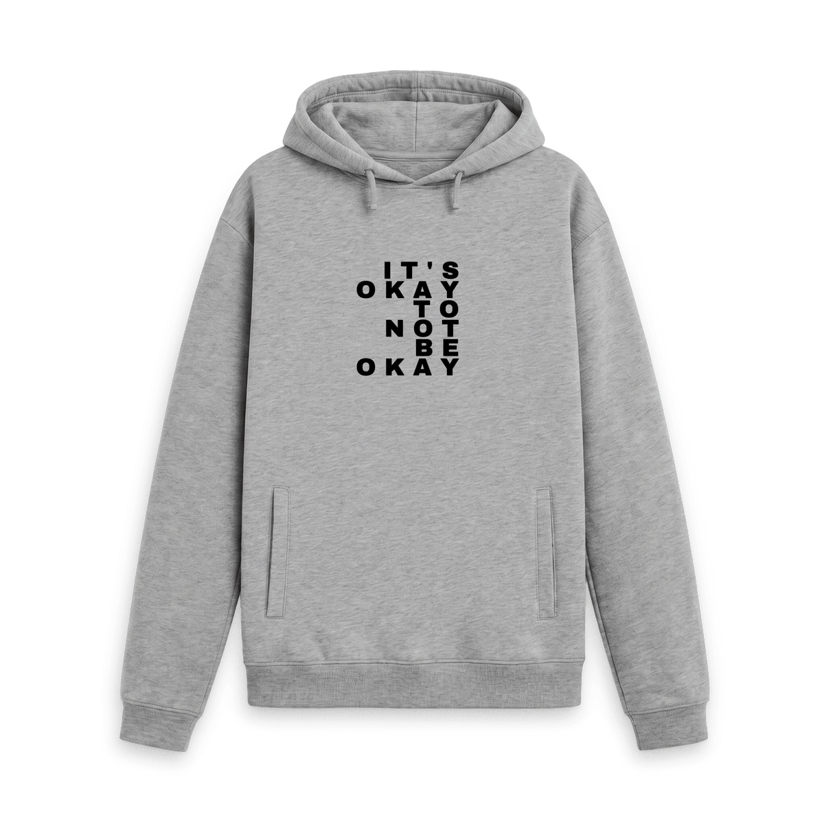 Light Heather Printed Hoody Front