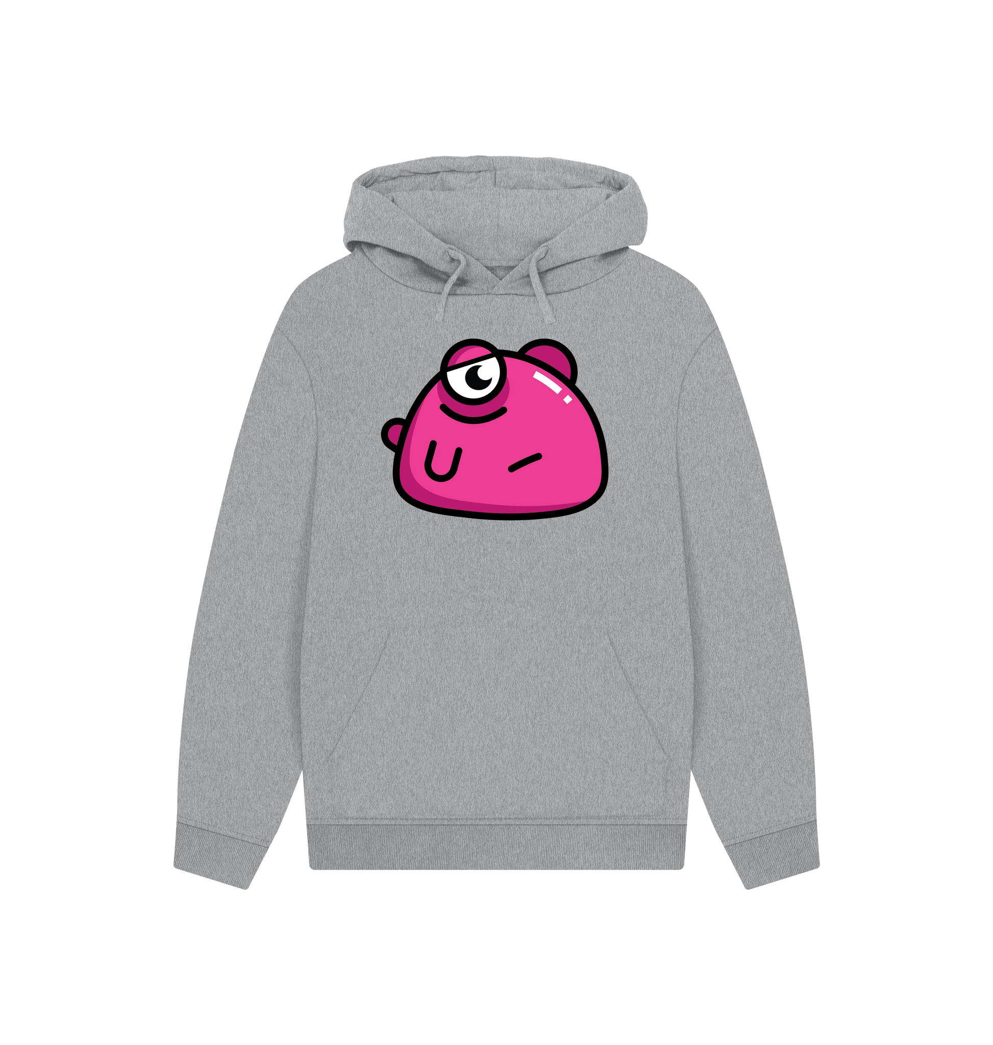 Athletic Grey Printed Hoody Front