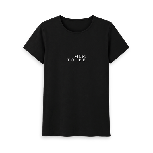 Black Printed T-shirt Front