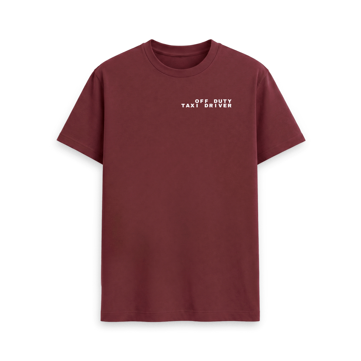 Red Wine Printed T-shirt Front