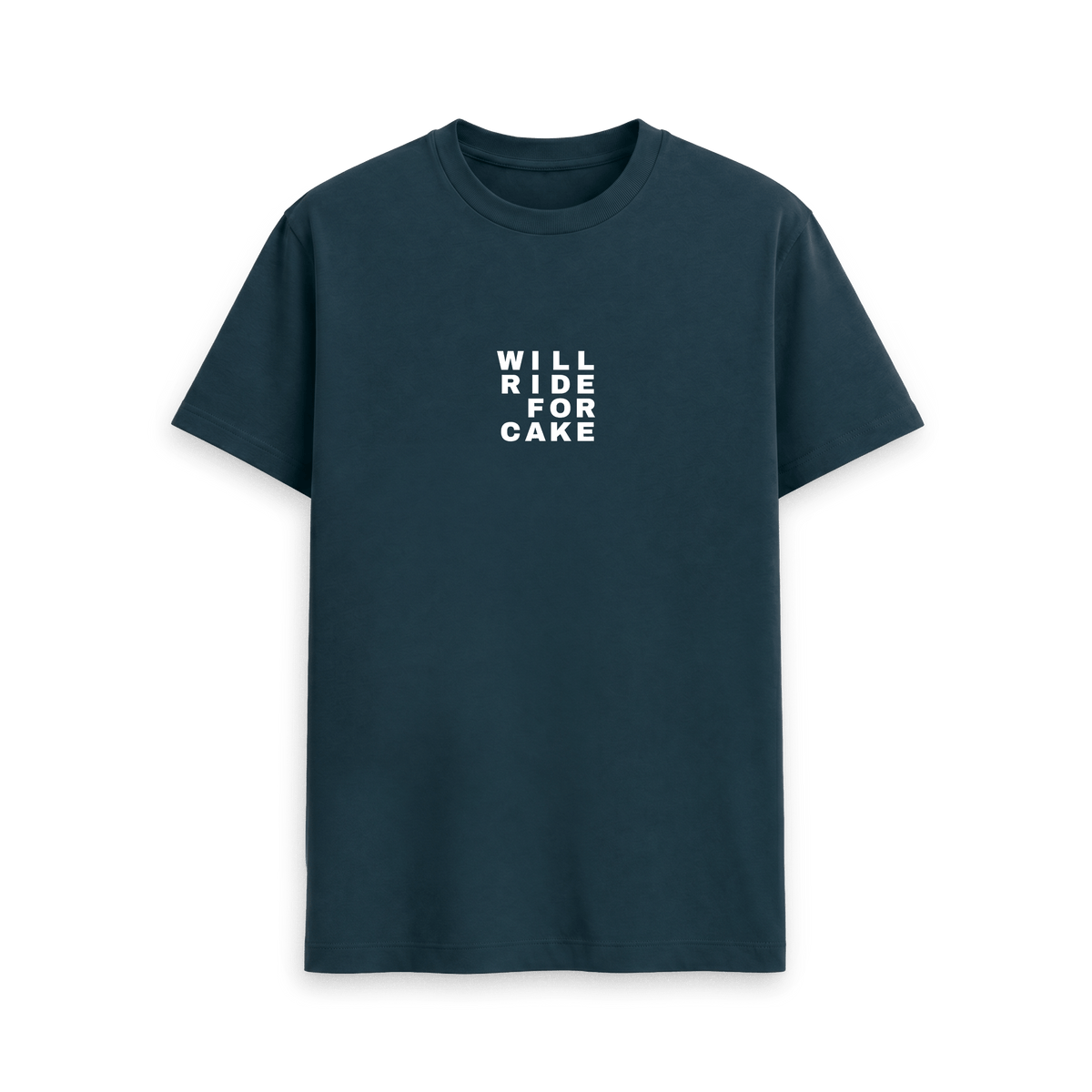 Denim Blue Printed T-shirt Front