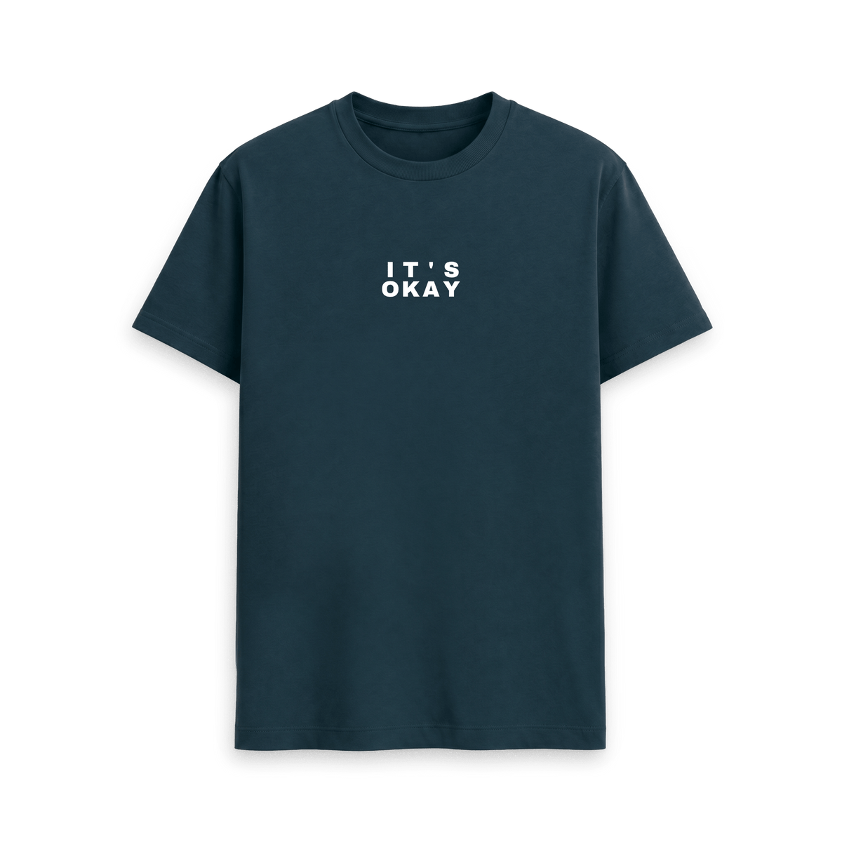 Denim Blue Printed T-shirt Front
