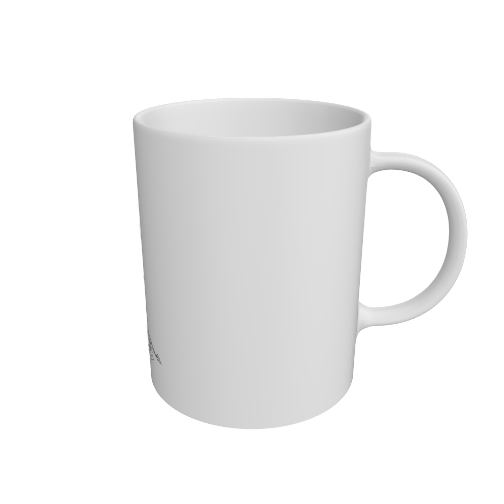 White Nature vs Materialism Mug