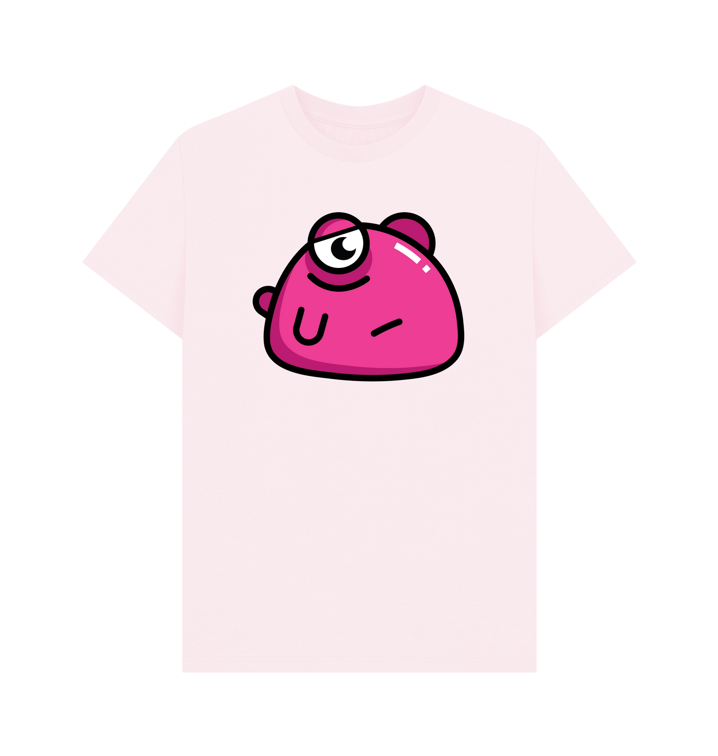 Pink Printed T-shirt Front