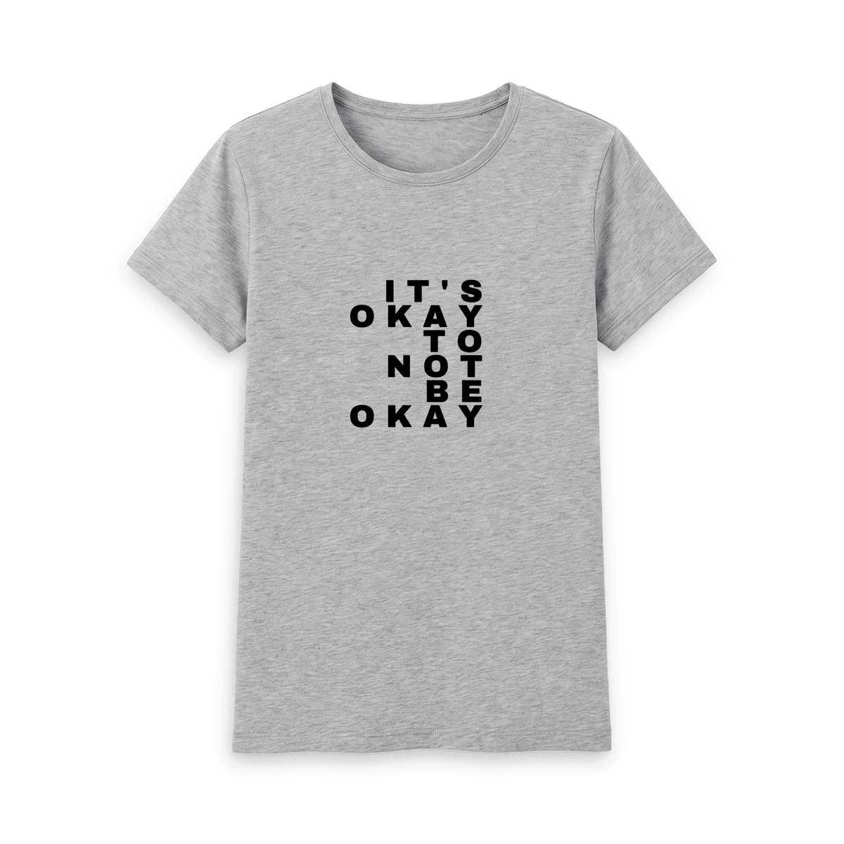 Athletic Grey Printed T-shirt Front