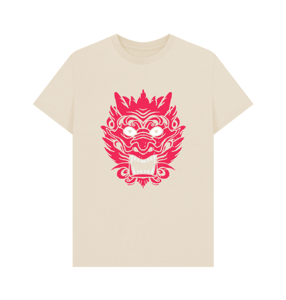 Oat Red Dragon Organic Cotton Men's T-Shirt