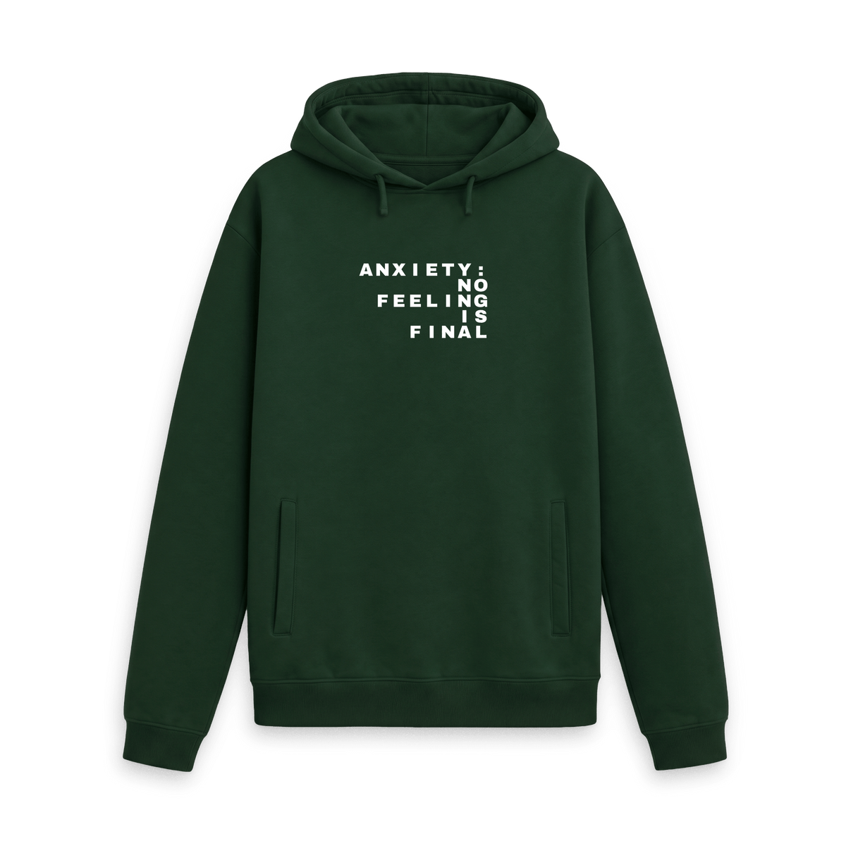 Evergreen Printed Hoody Front