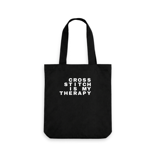Black Printed Bag Front