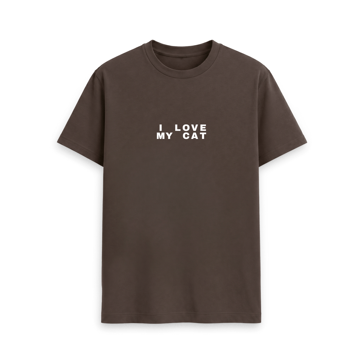 Chocolate Printed T-shirt Front