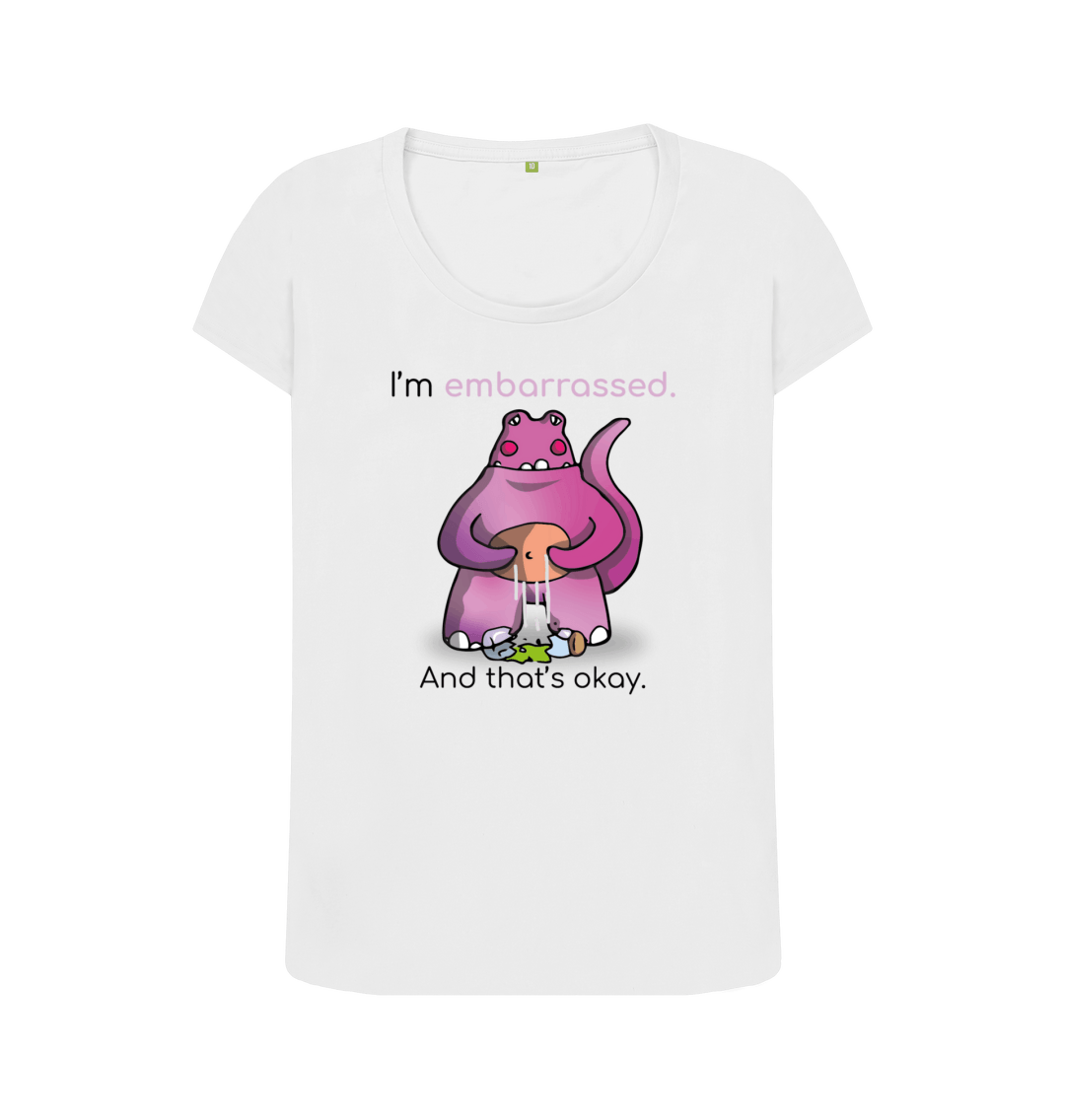 White Printed T-shirt Front