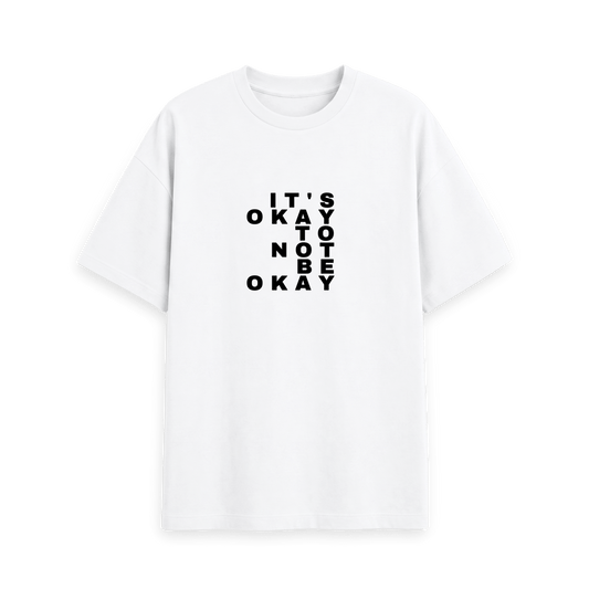 White Printed T-shirt Front