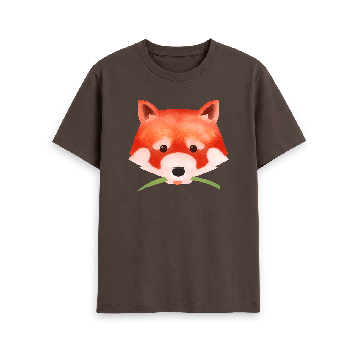 Chocolate Printed T-shirt Front