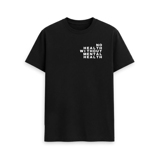 Black Printed T-shirt Front