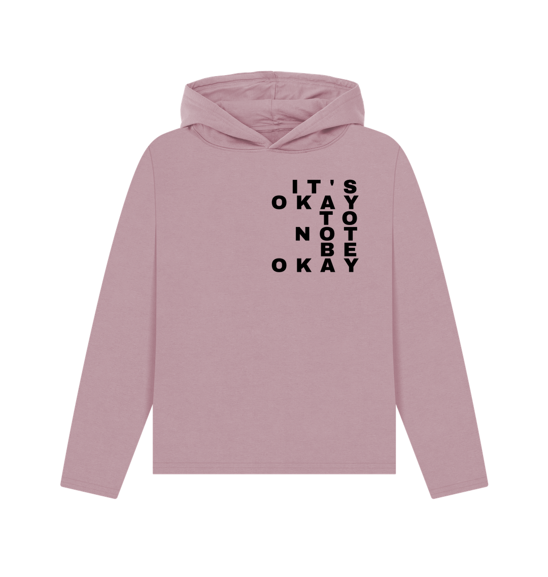 Mauve It's Okay to Not Be Okay Women's Mental Health Organic Cotton