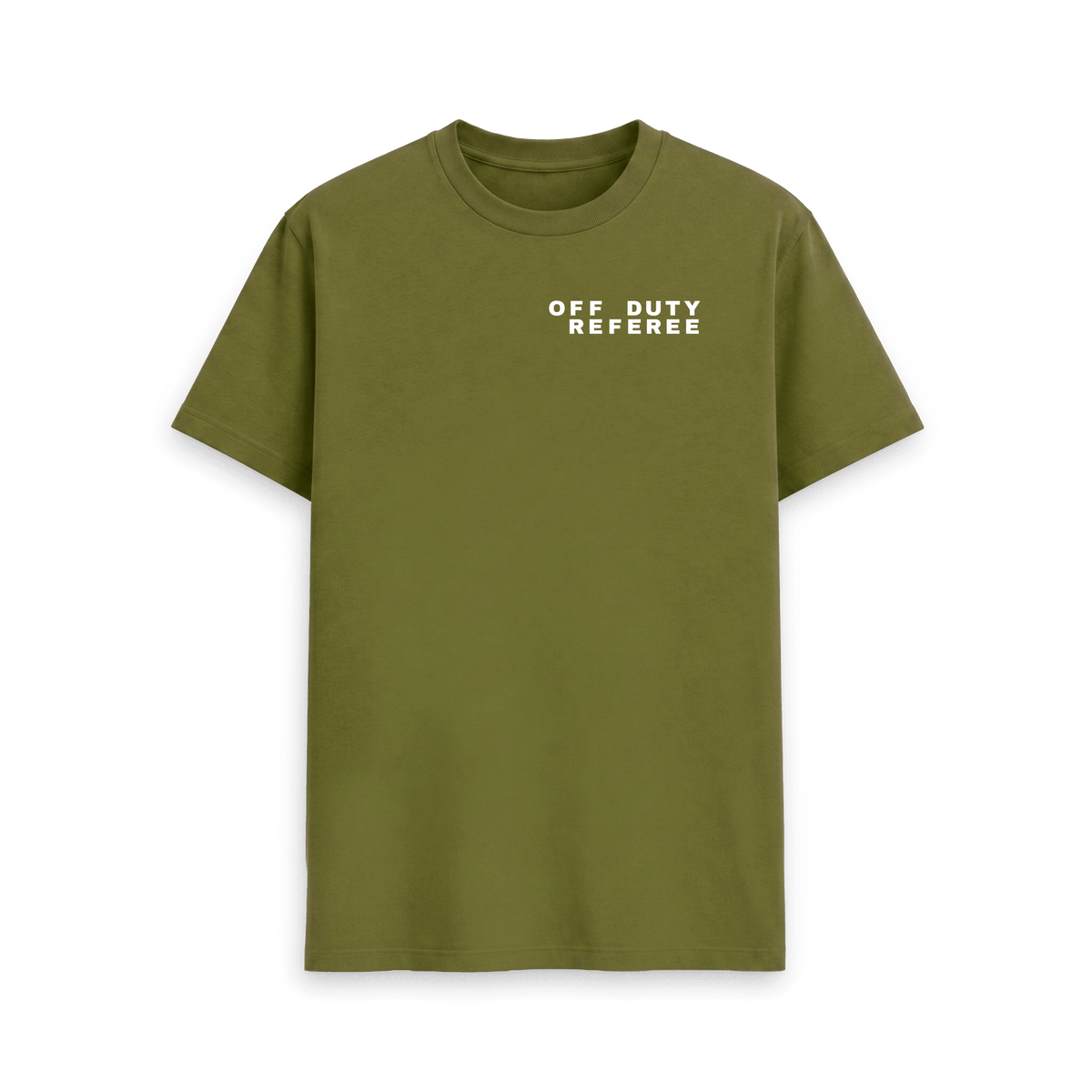 Moss Green Printed T-shirt Front