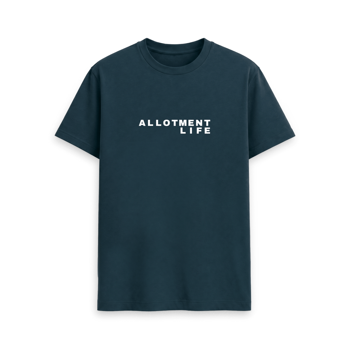 Denim Blue Printed T-shirt Front