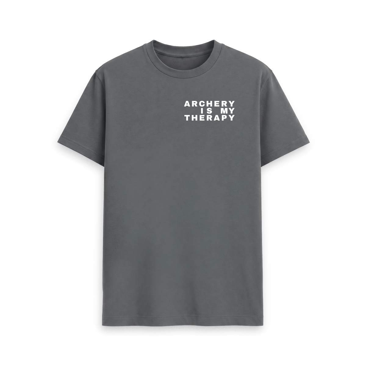 Slate Grey Printed T-shirt Front