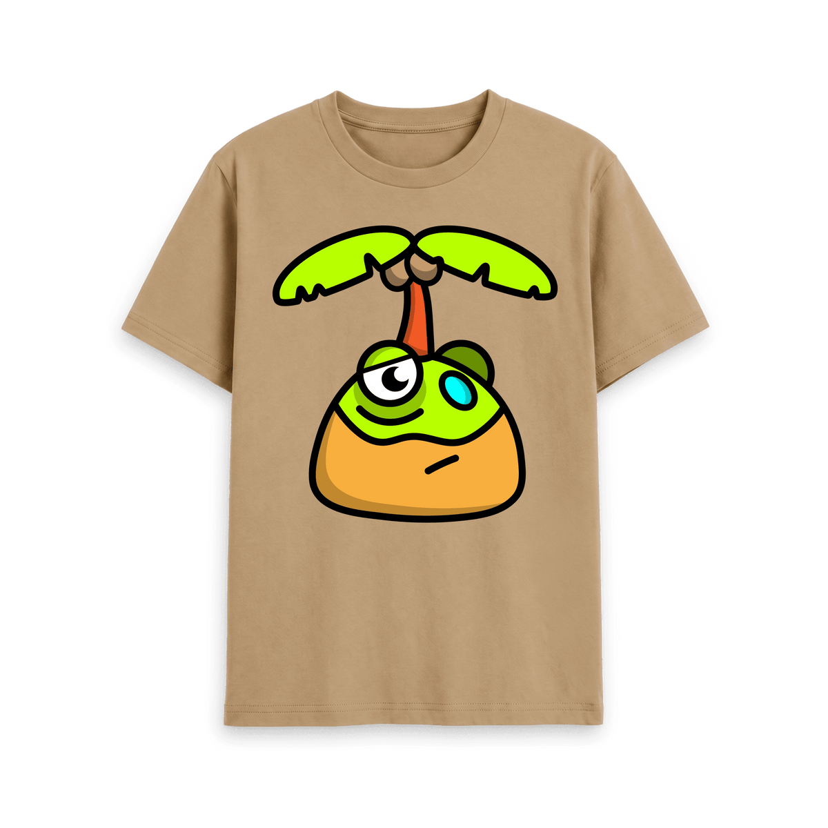 Sand Printed T-shirt Front