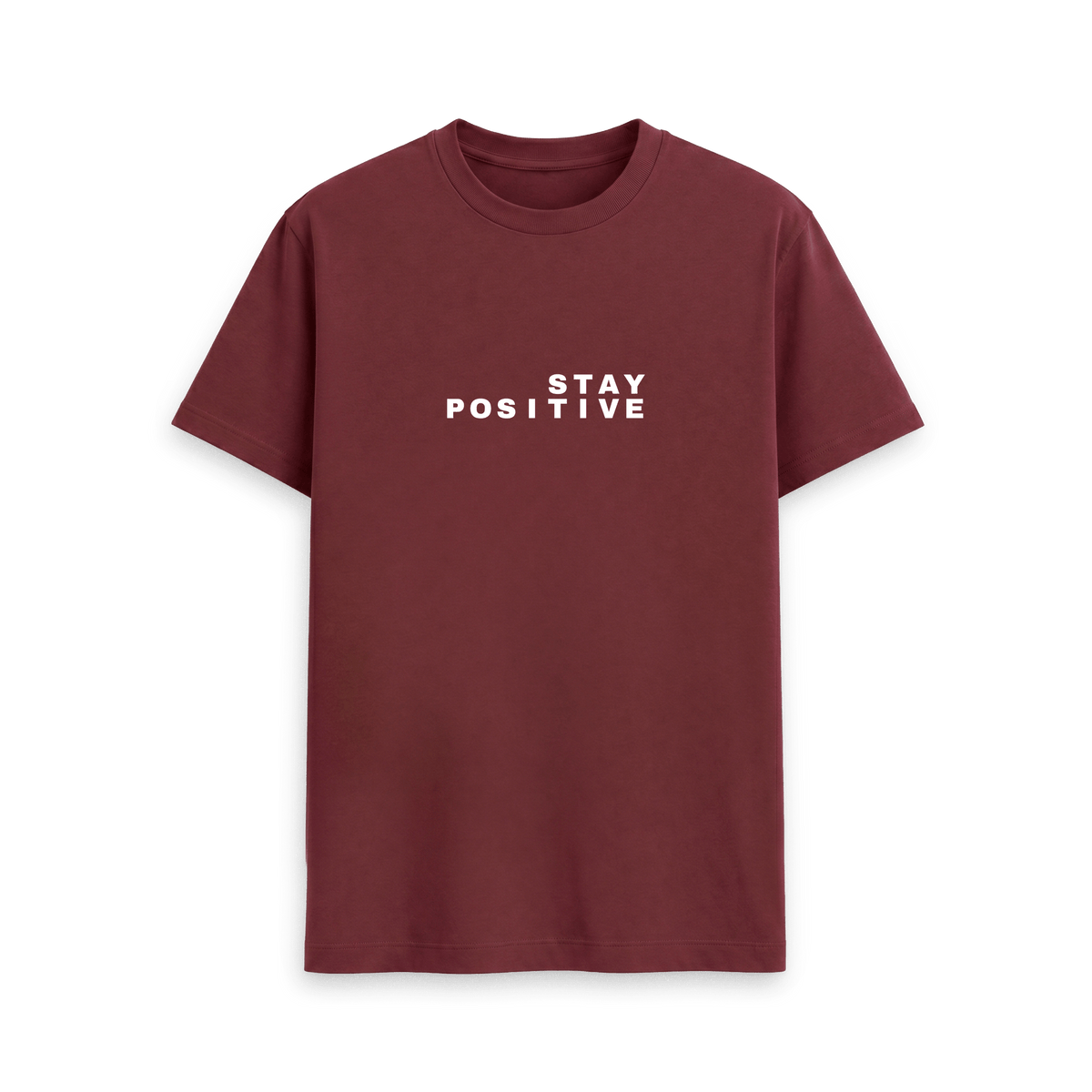 Red Wine Printed T-shirt Front