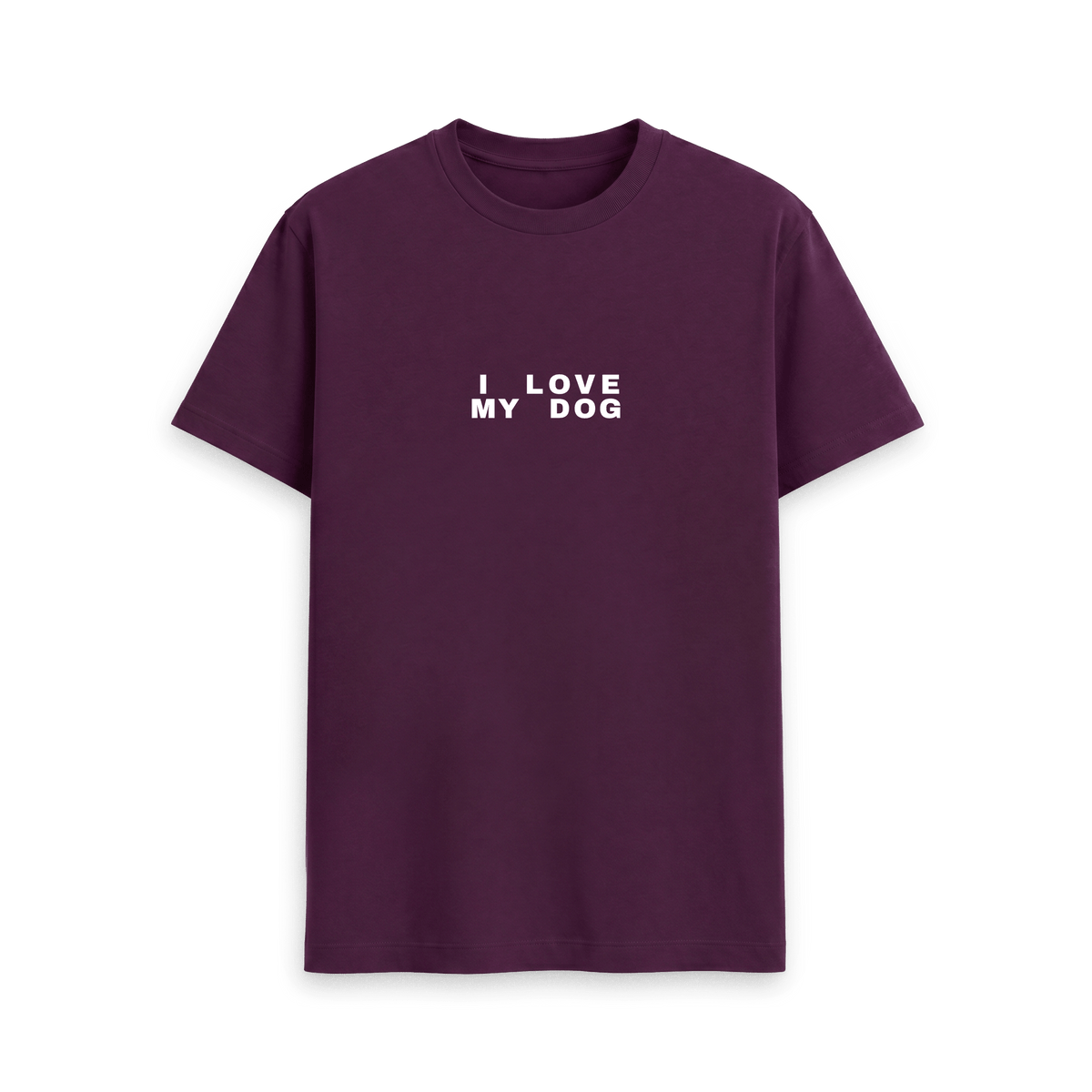 Purple Printed T-shirt Front