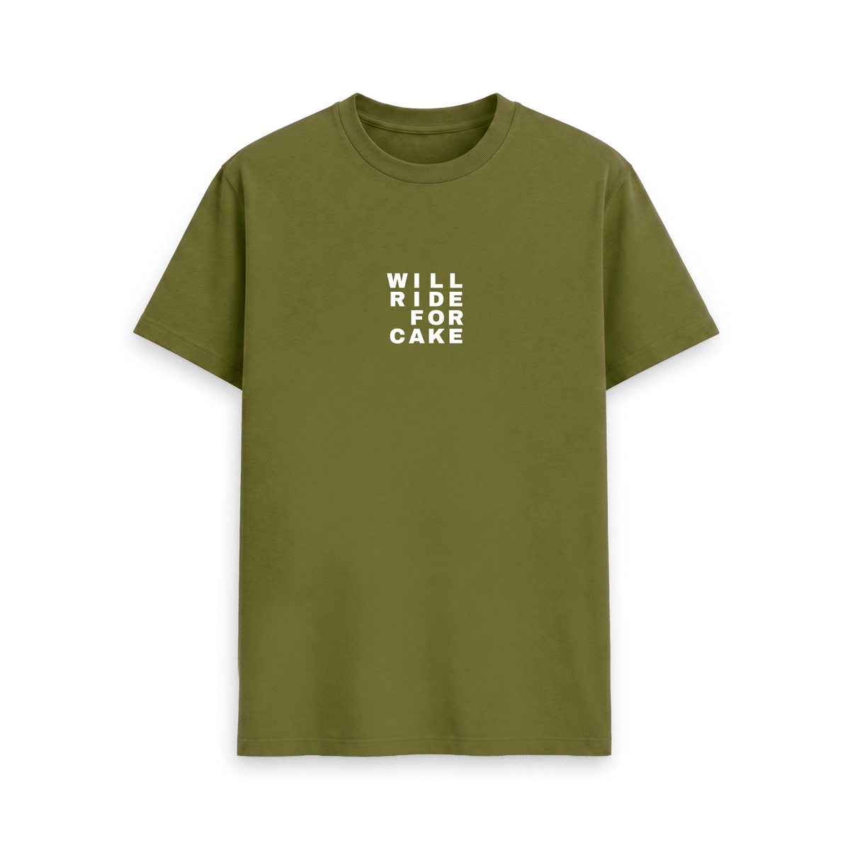 Moss Green Printed T-shirt Front