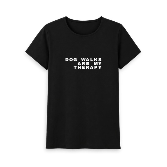 Black Printed T-shirt Front