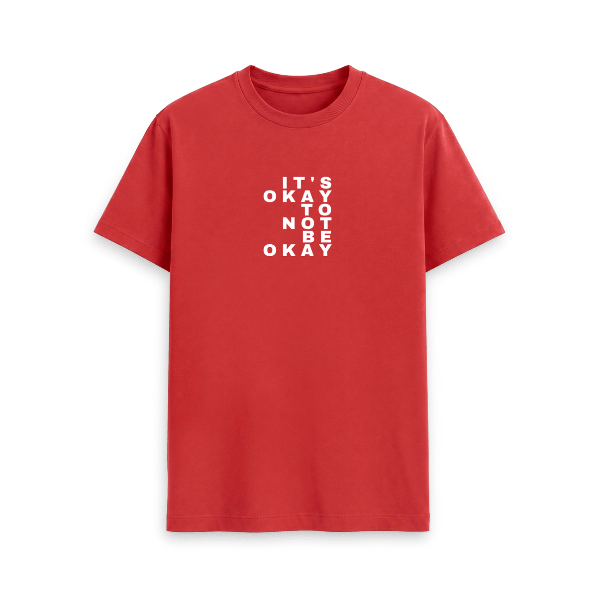 Red Printed T-shirt Front