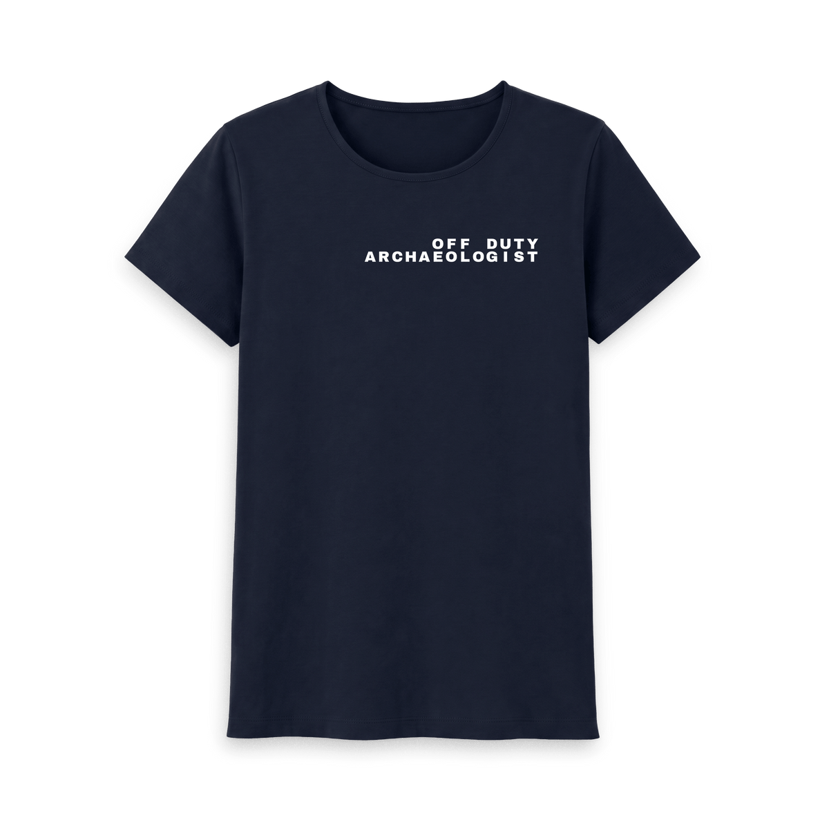 Navy Blue Printed T-shirt Front