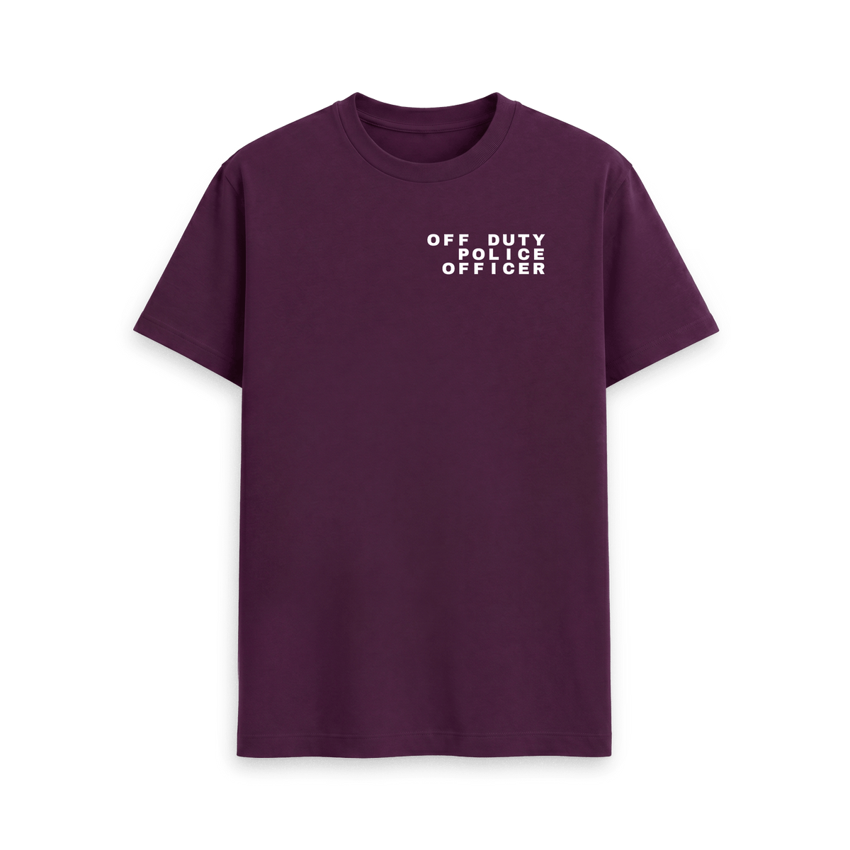 Purple Printed T-shirt Front