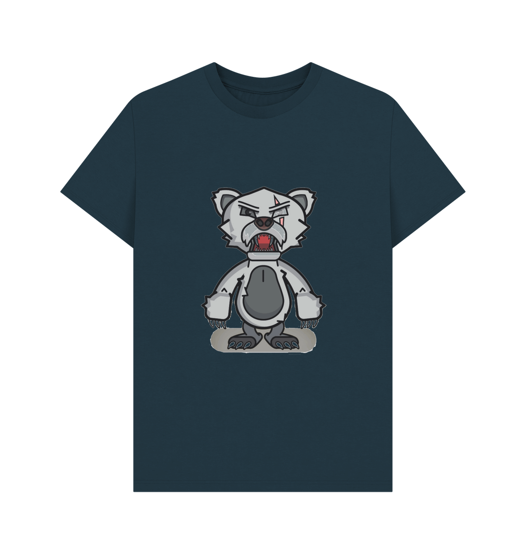 Denim Blue Printed T-shirt Front