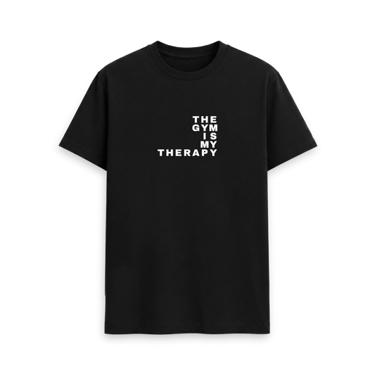 Black Printed T-shirt Front