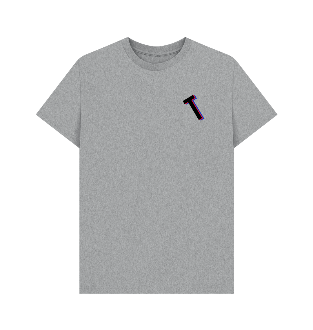 Athletic Grey Organic Cotton Men's T-Shirt T Mini