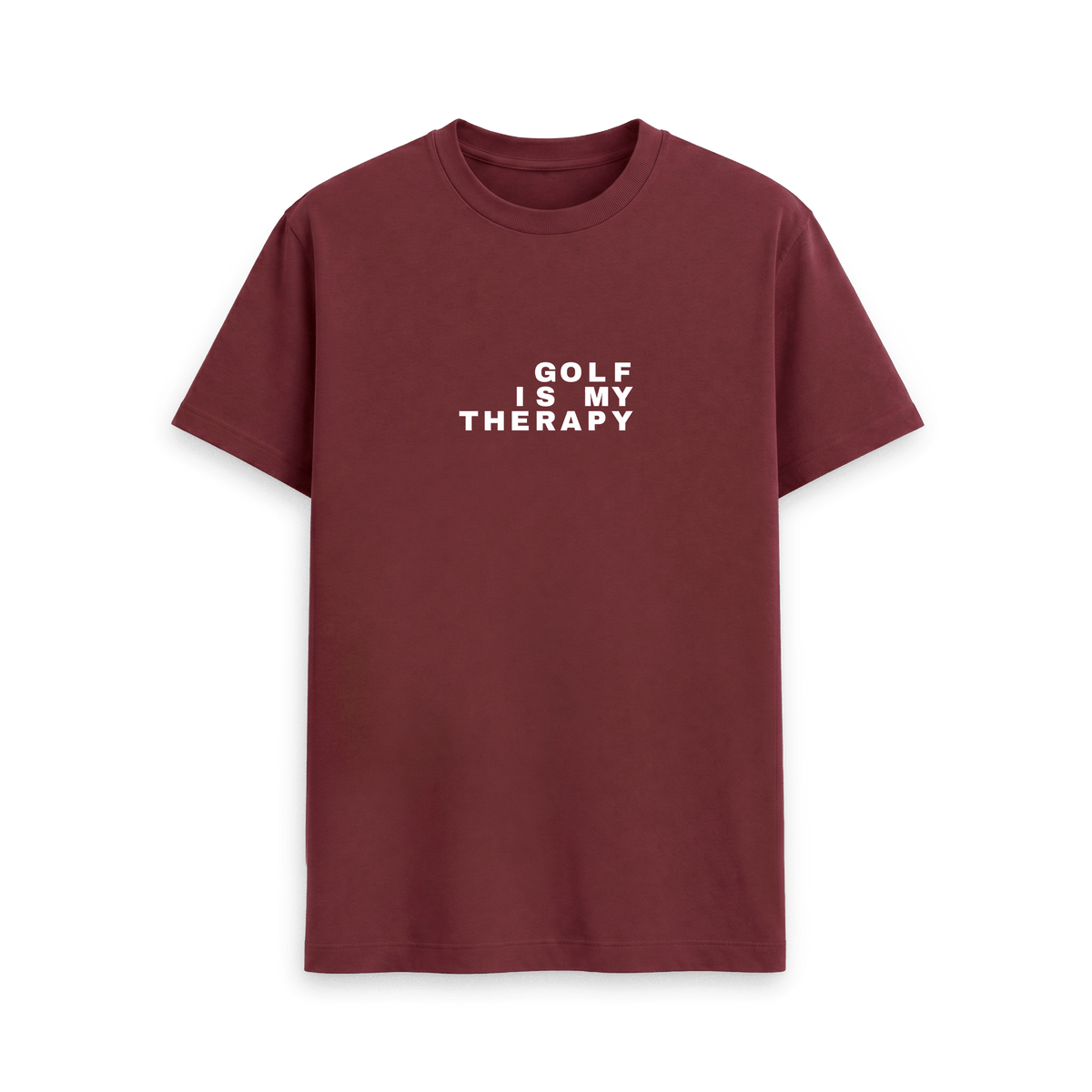 Red Wine Printed T-shirt Front