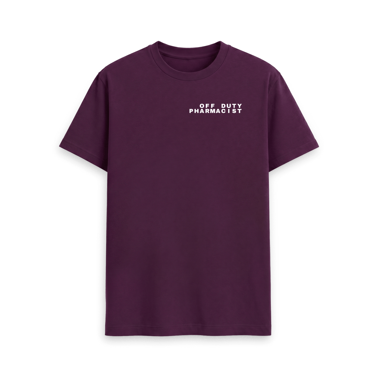 Purple Printed T-shirt Front