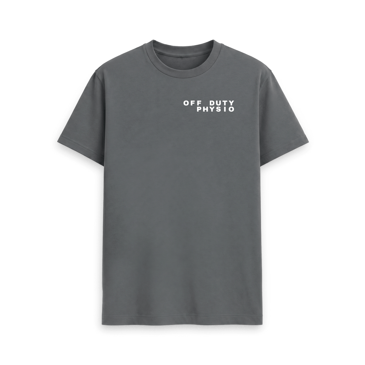 Slate Grey Printed T-shirt Front