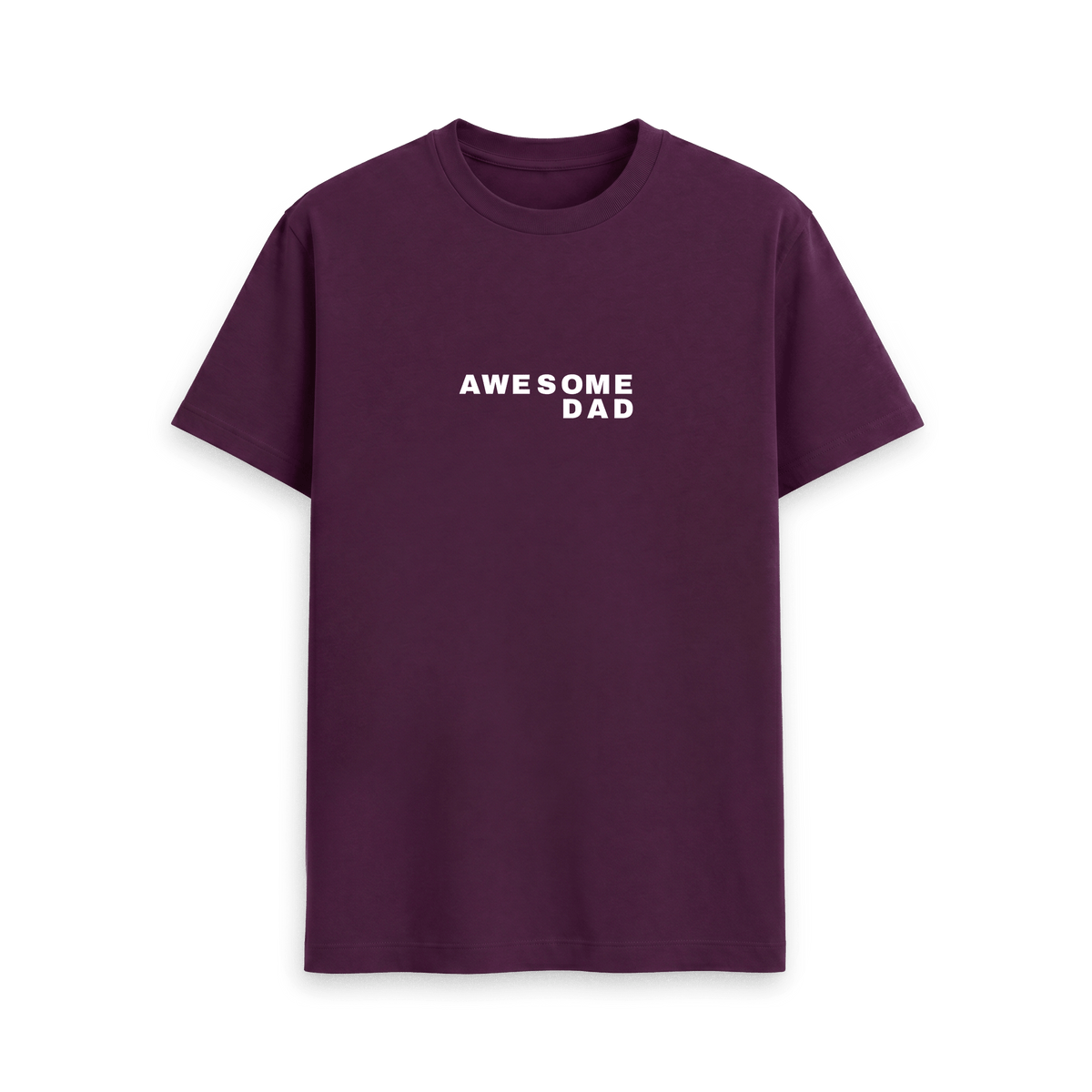Purple Printed T-shirt Front