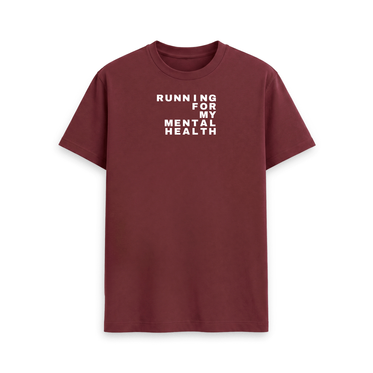 Red Wine Printed T-shirt Front